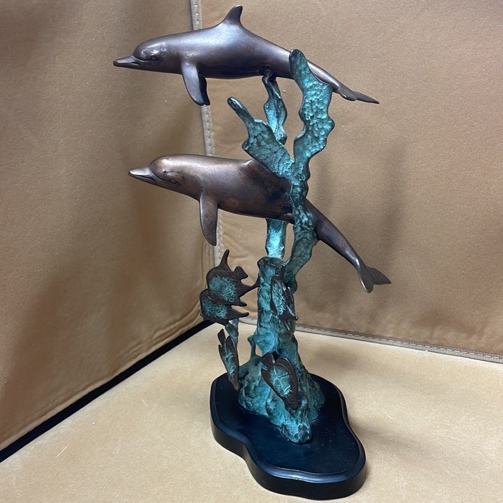 Bronze Dolphens & Fish From Hawaii - Picture 3 of 10